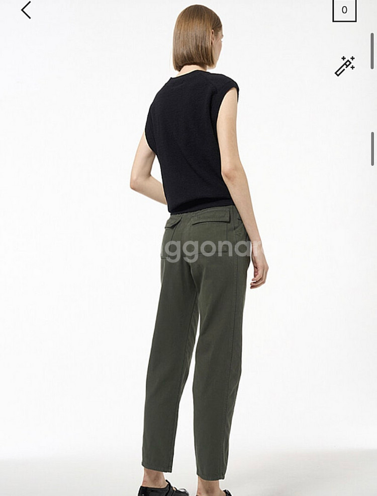 한섬 22 타임 백 포켓 팬츠 랑방 마인 시스템 sjsj--2