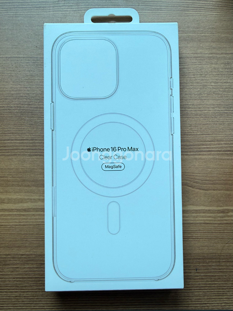 아이폰16프로맥스 정품 클리어 투명케이스--2