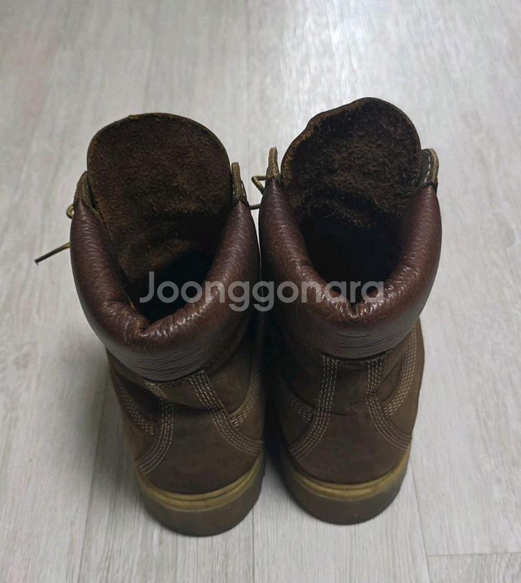 팀버랜드 6인치 프리미엄 브라운 부츠 8W--2