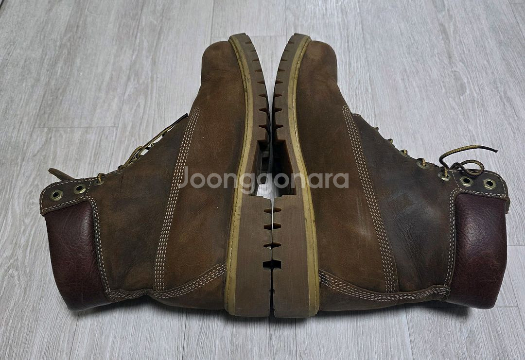 팀버랜드 6인치 프리미엄 브라운 부츠 8W--4