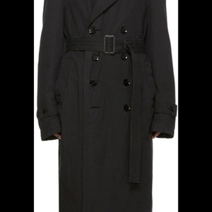 르메르 코튼 트렌치코트 블랙 S