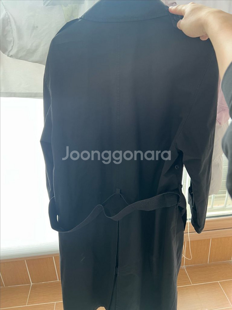 르메르 코튼 트렌치코트 블랙 S--6