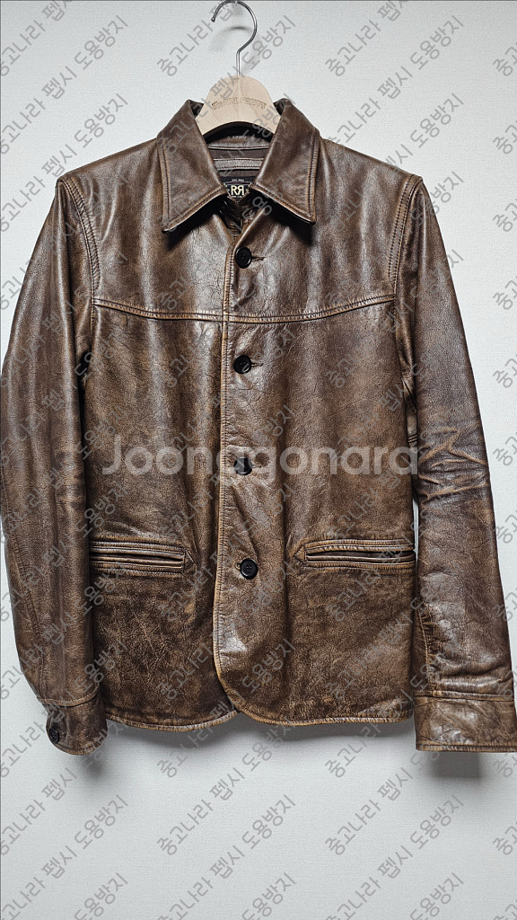 최종할인! 더블알엘 RRL 레더 카코트 파격처분--0