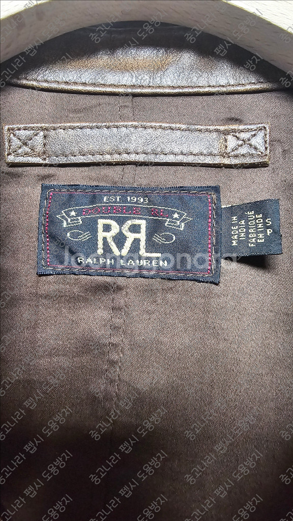 최종할인! 더블알엘 RRL 레더 카코트 파격처분--2