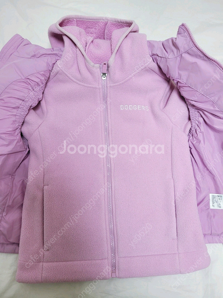 MLB키즈 플리스조끼 세트(120)--3