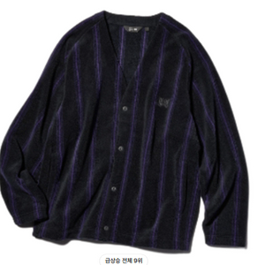 유니클로 x 니들스 플리스 오버사이즈 가디건 블랙 XS S L XL XXL