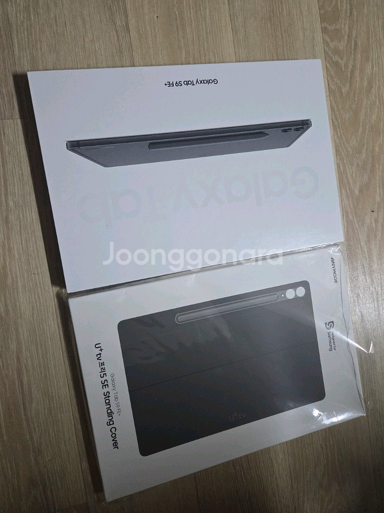 갤럭시탭s9fe플러스 미개봉 + 케이스포함--0