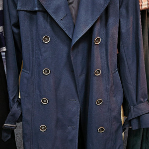 샤틴 네이비 트렌치코트(55)