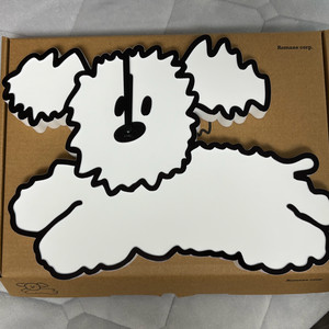 (새상품) 로마네 리틀페이퍼 벽시계 페퍼 강아지 탁상시계