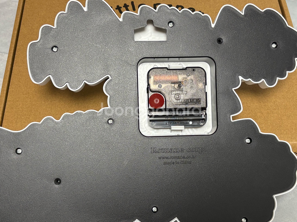 (새상품) 로마네 리틀페이퍼 벽시계 페퍼 강아지 탁상시계--2