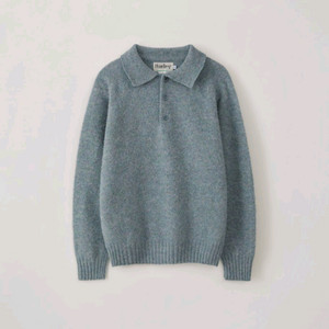 블랭크룸 X 쉐기 독 폴로 스웨터(시 펄) / XL