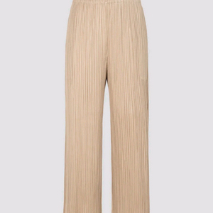 이세이미야케 플리츠플리즈 바지 8월 먼슬리 팬츠 베이지 5사이즈