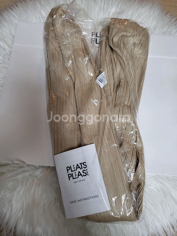 이세이미야케 플리츠플리즈 바지 8월 먼슬리 팬츠 베이지 5사이즈--7
