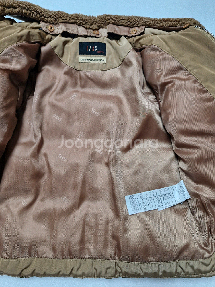 닥스 아동 덕다운 패딩점퍼 브라운 (110)--3