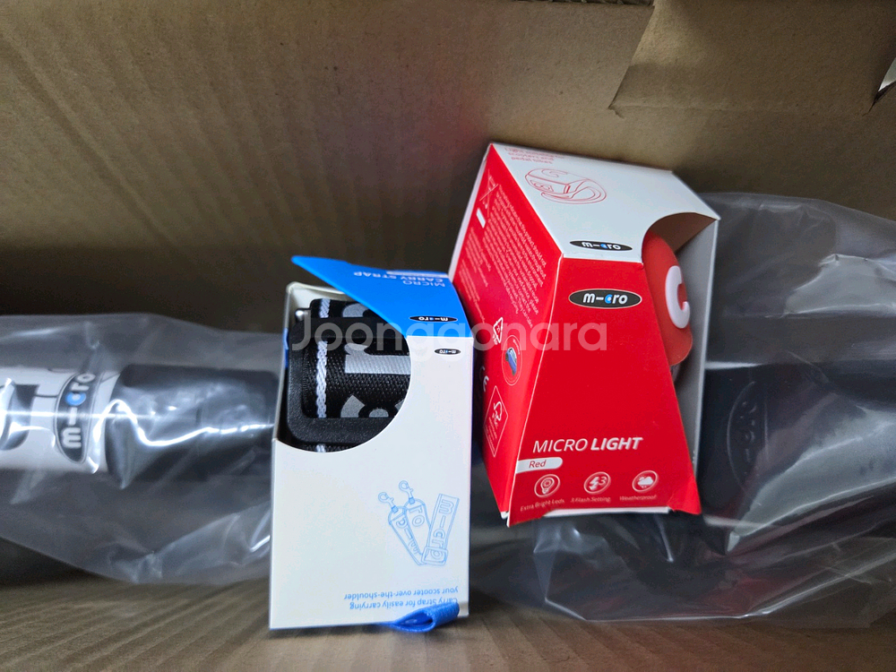 마이크로킥보드 스쿠터 +숄더스트랩 +라이트--2