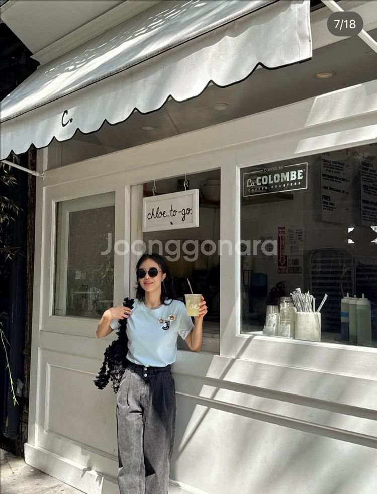 지요 데이지 티셔츠--5