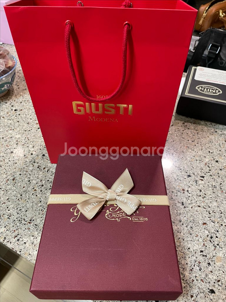 쥬세페쥬스티 3메달 발사믹/올리브 오일 선물세트--1