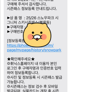 휘닉스파크 휘팍 시그니처(블루동) 미등록 판매합니다
