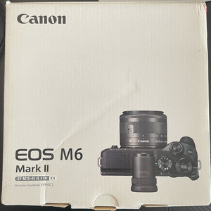 캐논 EOS M6 Mark II 미러리스 카메라