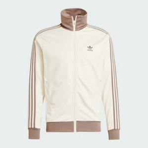 아디다스 클래식 베켄바우어 트랙탑 원더 화이트 트레이스 브라운 JP2522