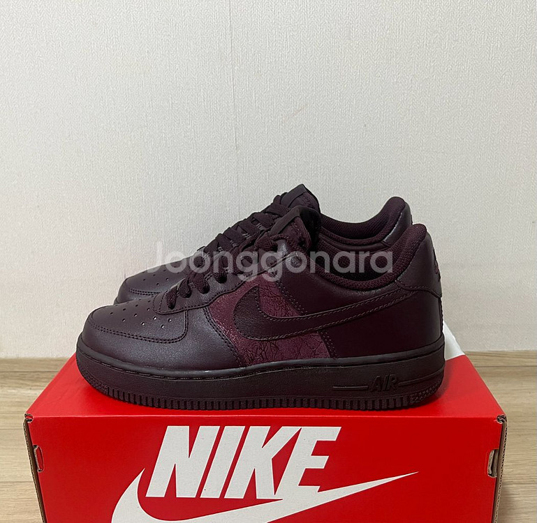 [235] W나이키 에어 포스1 딥버건디--0