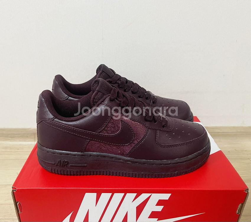 [235] W나이키 에어 포스1 딥버건디--1