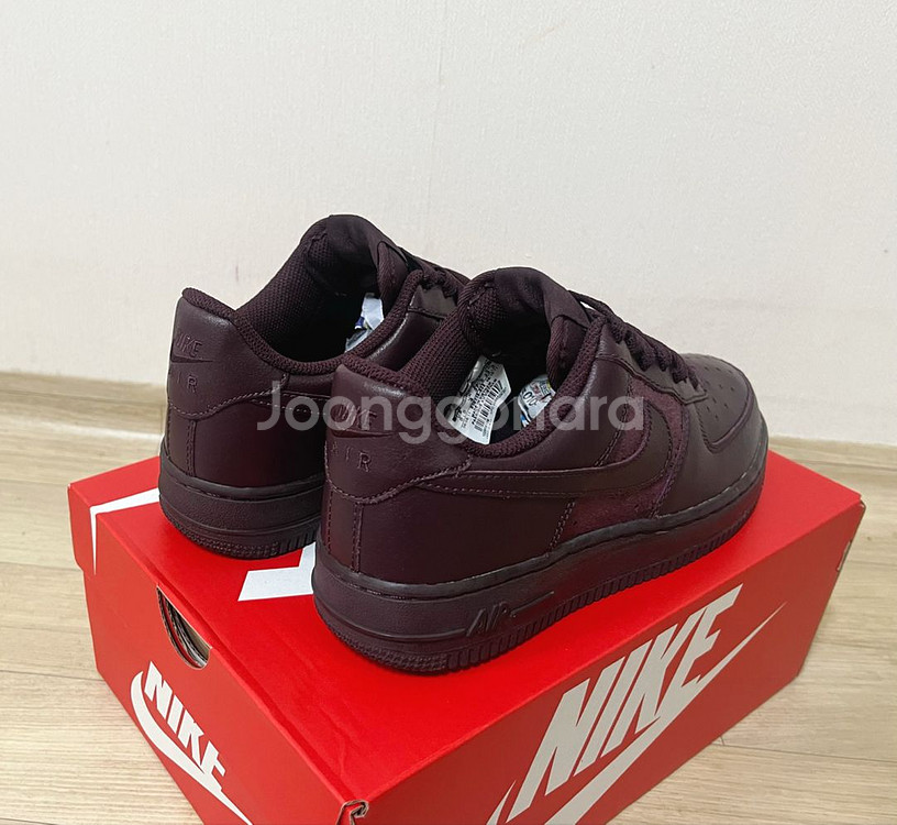 [235] W나이키 에어 포스1 딥버건디--4
