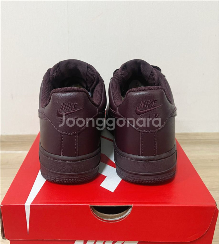 [235] W나이키 에어 포스1 딥버건디--5