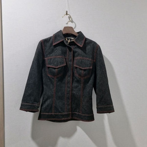 돌체앤가바나 데님 블랙 자켓