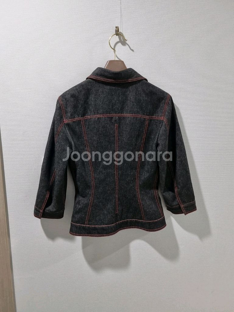 돌체앤가바나 데님 블랙 자켓--6