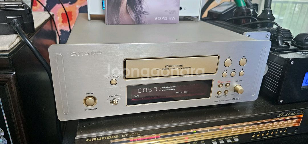 샤프 rt-850 카세트데크--0