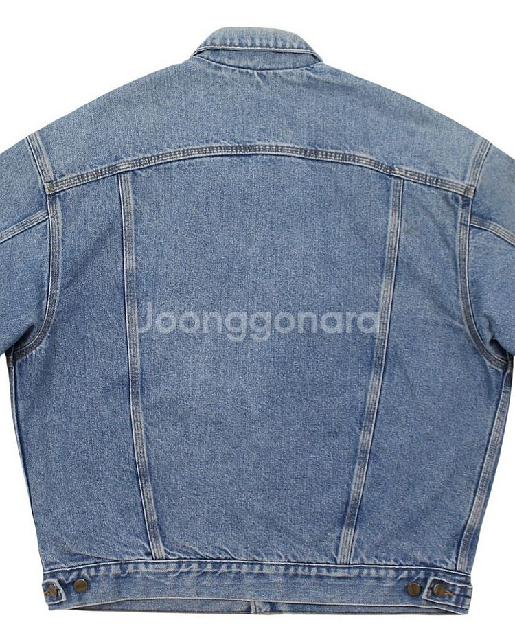 1990s USA 칼하트 J62 DNM 사우스웨스트 워시드 데님 자켓 빈티지 미국제--6