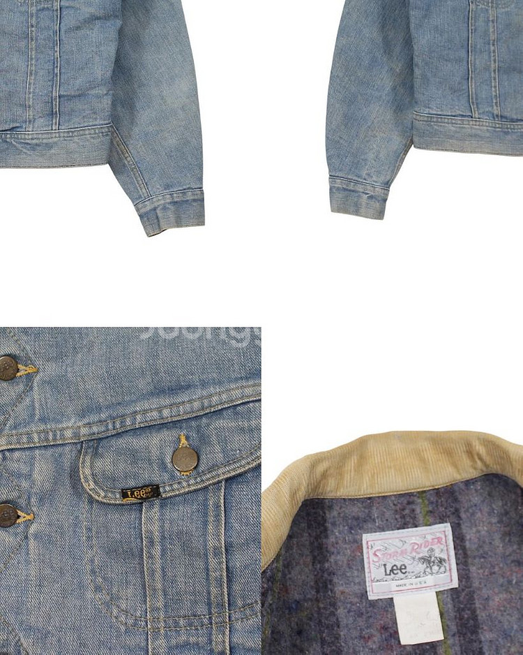 1970s USA Lee 리 스톰라이더 데님 자켓 유니온메이드 빈티지 미국제--6