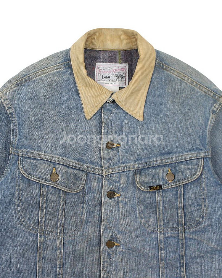 1970s USA Lee 리 스톰라이더 데님 자켓 유니온메이드 빈티지 미국제--3