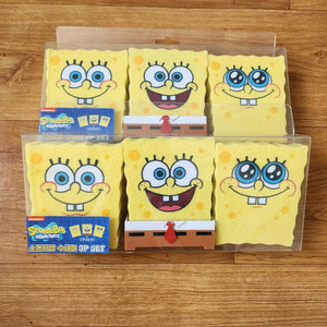 새상품)스폰지밥 수세미 데려가세요!(1세트 3개입)