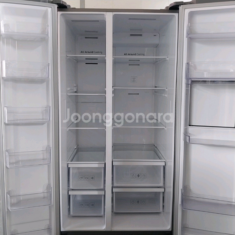 심성 815리터 양문형 냉장고 상태최상--4