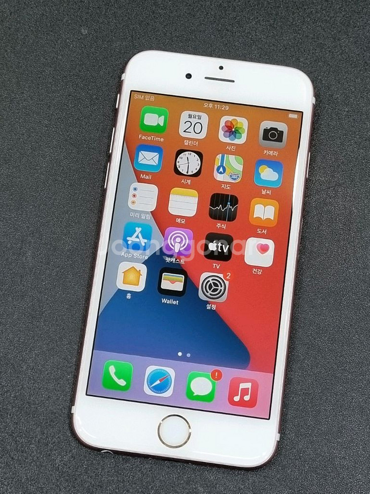 아이폰6s 32GB 로즈골드 배터리 89%--0