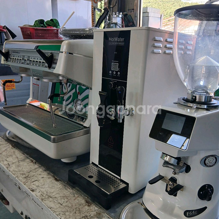 시모넬리 커피머신 피오렌 자토 그라인더 왓워터 온수기--0