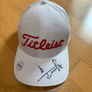 타이틀리스트 골프 모자 문경준 프로 사인