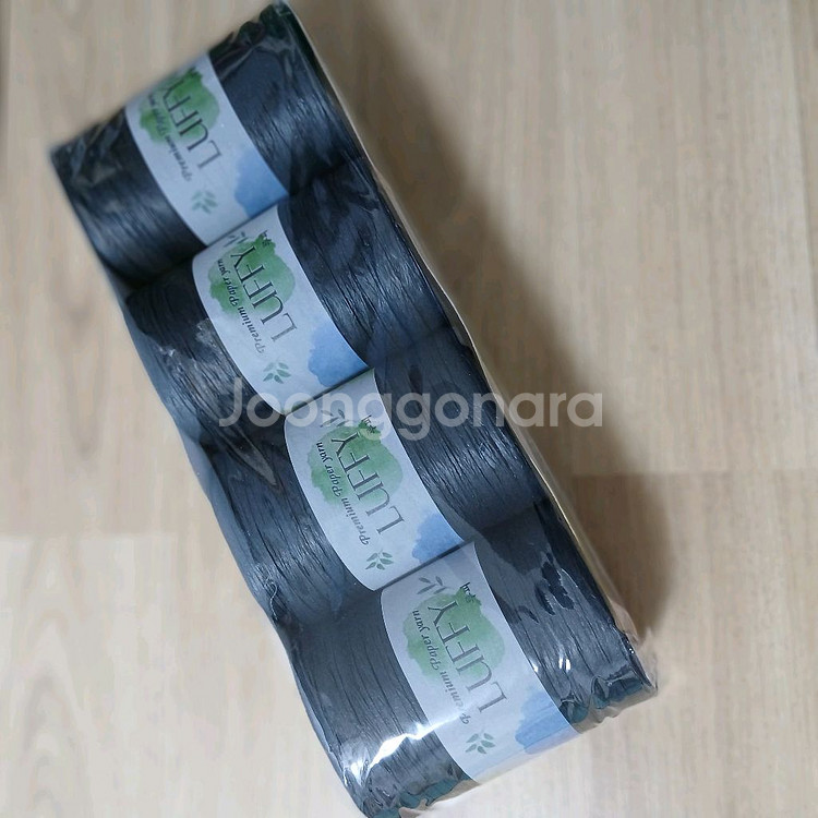 쎄비 루피 21번 검정 뜨개실 미개봉 무료배송 코바늘 프라하 라피아--0