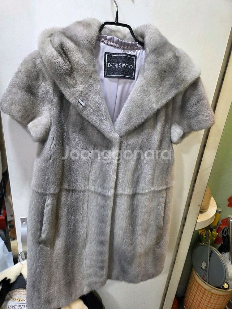 동우 나파 후드 밍크 코트--0