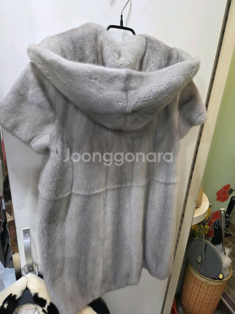 동우 나파 후드 밍크 코트--1