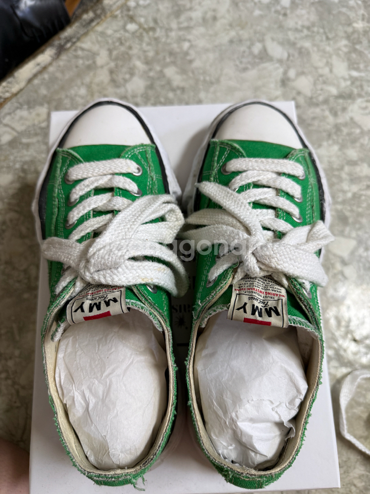 미하라야스히로 스니커즈 그린 43--4