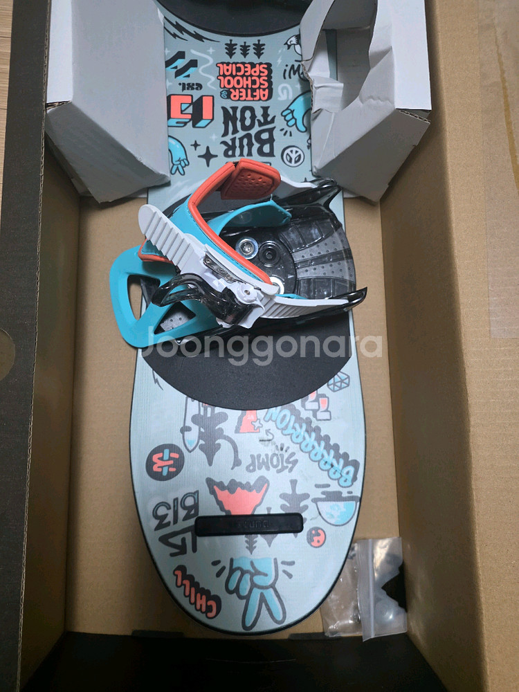 유아 보드 버튼 에프터스쿨 스페셜 스노우보드 세트 90센치--1