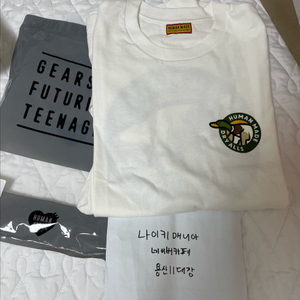 휴먼메이드 그래픽 롱슬리브 티셔츠