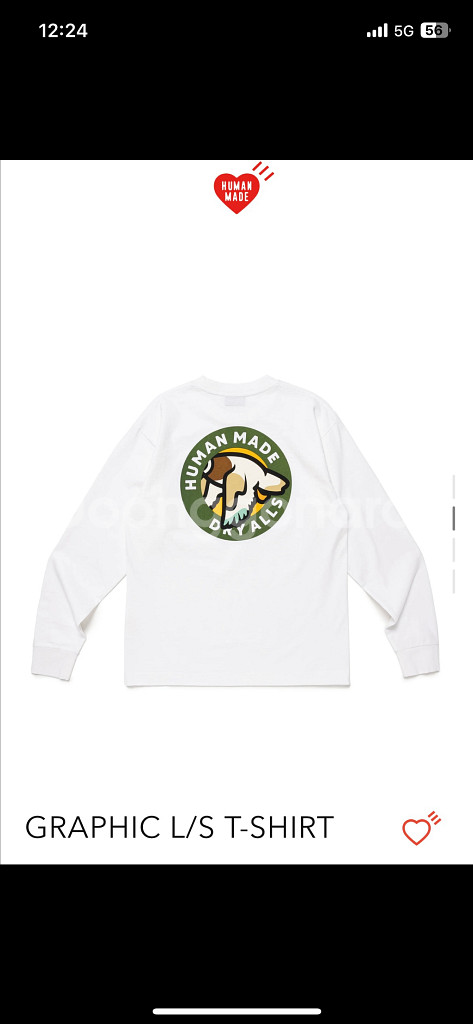 휴먼메이드 그래픽 롱슬리브 티셔츠--3
