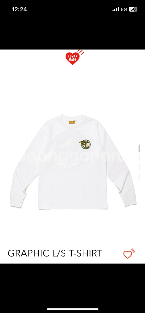 휴먼메이드 그래픽 롱슬리브 티셔츠--2