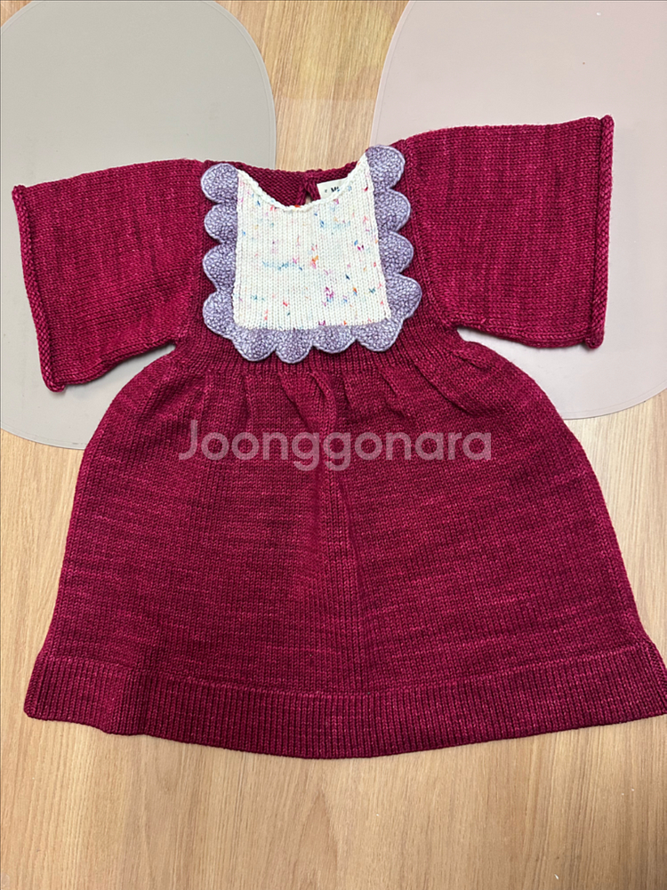 미샤앤퍼프 베리스칼럽 원피스 3Y--0