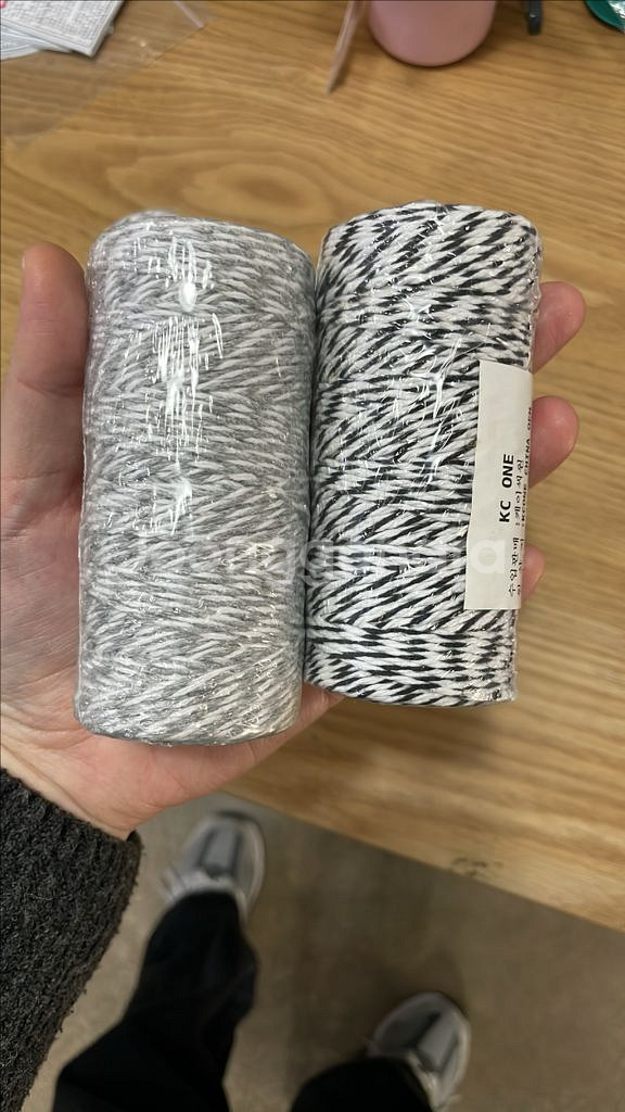 트와인끈 선물포장끈 7개 일괄--1