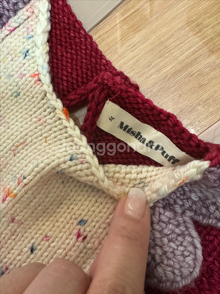 미샤앤퍼프 베리스칼럽 원피스 3Y--2